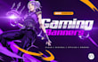 design an ultimate gaming banner for youtube twitch twitter