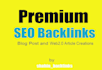 create SEO backlinks via web2 and guest blogging services
