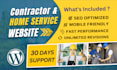 build contractor, roofing, plumbing, hvac, pest control, handyman website