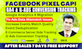 setup facebook pixel conversion API, google ads conversion tracking shopify