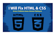 fix html and css issues in your website