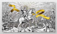 create a line art hand draw illustration