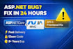 fix asp net core mvc bugs, API errors and issues fast