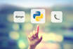 develop apps in python, django and flask