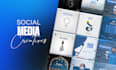 create unique social media post designs for any platform