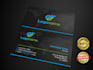 do eye catching black spot uv business card