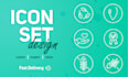 design modern vector pictogram icon sets for your business