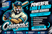 design mascot sport logo for team and pro leagues