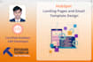 create responsive hubspot landing page and mail template
