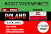 make poland backlinks polish pi high da dofollow linlk bulding