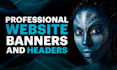 make professional website banner design