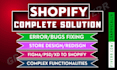 build a custom responsive shopify store from figma or reference