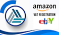 do ebay amazon UK vat registration and return