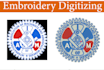 do embroidery digitizing into dst, pes file in 1 hour