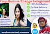 change or remove complex image background professionally