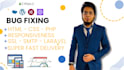 fix bug related to wordpress, html, css, js, php, ssl, smtp