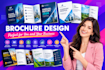 design corporate brochure, company profile, and annual report