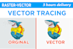 convert your logo or graphic to vector trace, vector tracing