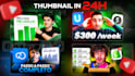 design an amazing youtube thumbnail in less than 24h