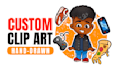 illustrate custom clip art and stickers