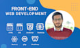 be your professional front end developer and designer