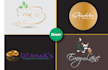 design feminine and watercolor  logo for you