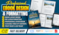do amazon KDP book formatting, paperback and kindle ebook formatting