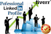 create a professional linkedin profile