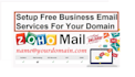 setup free zoho email for your business in 1 hour