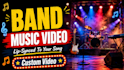 create a puppet band music video