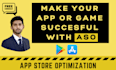do game or app aso, optimize keywords for app store elements