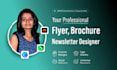 design professional flyer, brochure, newsletter