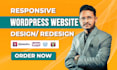 create modern wordpress business and blog website
