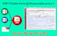 make fillable pdf form or design your pdf