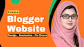 design customize blogspot website or fix blogger template