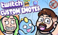 create custom twitch emotes, badges