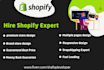 design shopify store, create online store or shopify website
