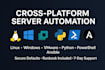 automate linux and windows tasks using python, bash, and ansible