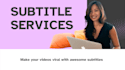 add chinese and english subtitles into your video