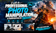 create professional photoshop editing and photo manipulation