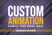 create custom intro and outro animation