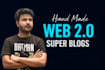 create web 2 0 super blogs with login SEO backlinks