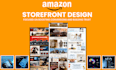 design a professional amazon storefront or brand store