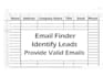 do compile contacts lists, data collector, collect leads, email collector