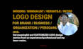 design custom modern minimalist business brand logo