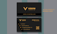 design minimalist luxury business card and letterhead