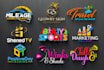 design stunning 3d logo free social media kit limited offer