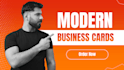 design modern business cards