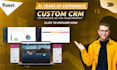 develop custom CRM and erp with node js, PHP, laravel, react, react native