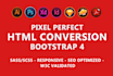 convert figma to html, xd to html, sketch to html responsive